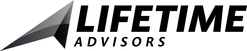 lifetime advisors logo grayscale gradient